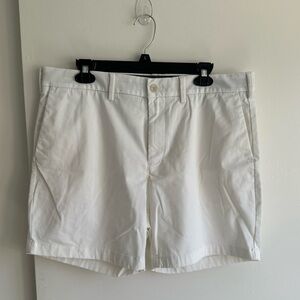 Express White Women's Bermuda Shorts - Clean Tailored Style